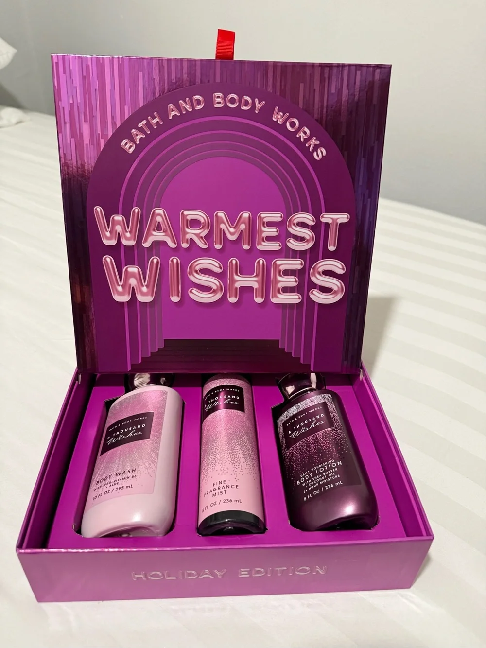 Bath & Body Works  A Thousand Wishes Fragrance Mist, Body Wash and Lotion Set